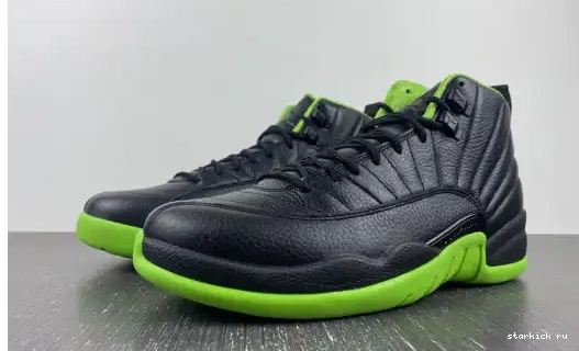 DOF FLIGHT AJ12 BLACK GREEN Jordan 12 0422